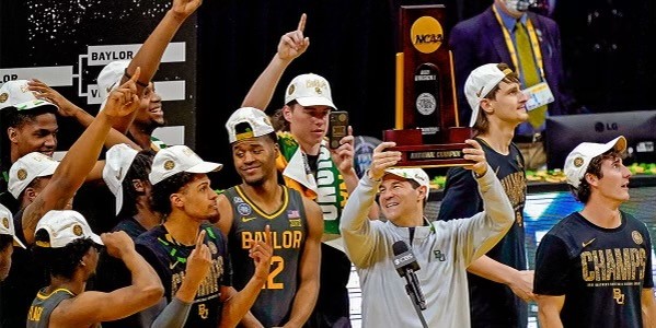 Baylor Bears are NCAA Champions. Photo Credits- https://www2.baylor.edu/baylorproud/2021/04/enjoy-it-the-baylor-bears-are-ncaa-champions/