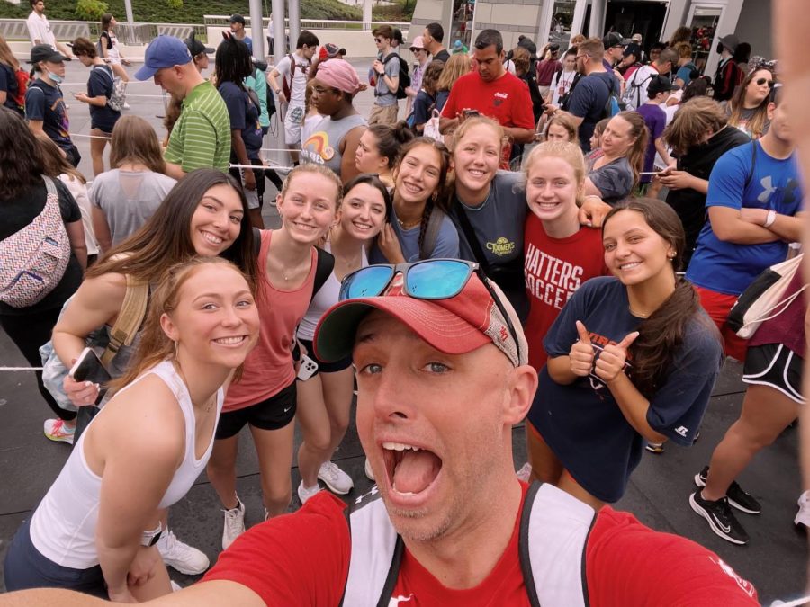 Mr. Greenberg, Julie Reilly, Ava Santo, Morgen Lubinski, Madison Isabella, Marissa Rapino, Paige Cole, Emily Thomas and Faith Buccafuri.